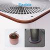 imageArt3d 20ft Outside Vinyl Corner Trim Peel and Stick for Tile and Wall Edges Furniture Decoration BlackCherry