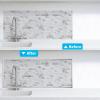 imageArt3d 20ft Outside Vinyl Corner Trim Peel and Stick for Tile and Wall Edges Furniture Decoration BlackGlittery Silver