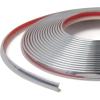 imageArt3d 20ft Outside Vinyl Corner Trim Peel and Stick for Tile and Wall Edges Furniture Decoration BlackStainless Steel