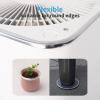 imageArt3d 20ft Outside Vinyl Corner Trim Peel and Stick for Tile and Wall Edges Furniture Decoration BlackStainless Steel