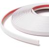 imageArt3d 20ft Outside Vinyl Corner Trim Peel and Stick for Tile and Wall Edges Furniture Decoration BlackWhite