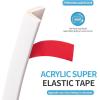 imageArt3d 20ft Outside Vinyl Corner Trim Peel and Stick for Tile and Wall Edges Furniture Decoration BlackWhite