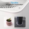 imageArt3d 20ft Outside Vinyl Corner Trim Peel and Stick for Tile and Wall Edges Furniture Decoration BlackWhite