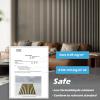 imageArt3d 2Pack 48quot x 24quot Acoustic Wood Panels for Wall Soundproof Wood Slat Panel for Wall and Ceiling 3D Fluted Sound Absorbing Paneling for Interior Wall Decor Living Room Bedroom  BlackwoodOak