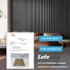 imageArt3d 2Pack 48quot x 24quot Acoustic Wood Panels for Wall Soundproof Wood Slat Panel for Wall and Ceiling 3D Fluted Sound Absorbing Paneling for Interior Wall Decor Living Room Bedroom  BlackwoodSmoky Oak