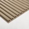 imageArt3d 2x4 ft Drop Ceiling Tiles in White 12Sheet SemiCylinder Design 3D Wall Panels for Interior Wall Decor 24x48 inchSemiCylinder Walnut