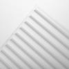 imageArt3d 2x4 ft Drop Ceiling Tiles in White 12Sheet SemiCylinder Design 3D Wall Panels for Interior Wall Decor 24x48 inchSemiCylinder White