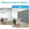imageArt3d 4Pack GlueOn Herringbone Wainscoting Panel for Interior Wall Decor  104 x 12 Inch Polystyrene Ultralight Slim Slat Wall Panels for Living Room Bedroom MahoganyWeathered Teak