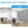 imageArt3d 4Pack GlueOn Herringbone Wainscoting Panel for Interior Wall Decor  104 x 12 Inch Polystyrene Ultralight Slim Slat Wall Panels for Living Room Bedroom MahoganyPoplar