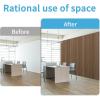 imageArt3d 4Pack GlueOn Herringbone Wainscoting Panel for Interior Wall Decor  104 x 12 Inch Polystyrene Ultralight Slim Slat Wall Panels for Living Room Bedroom MahoganyFine Bar Rosewood