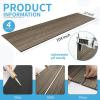 imageArt3d 4Pack GlueOn Herringbone Wainscoting Panel for Interior Wall Decor  104 x 12 Inch Polystyrene Ultralight Slim Slat Wall Panels for Living Room Bedroom MahoganyMahogany