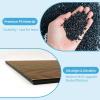 imageArt3d 4Pack GlueOn Herringbone Wainscoting Panel for Interior Wall Decor  104 x 12 Inch Polystyrene Ultralight Slim Slat Wall Panels for Living Room Bedroom MahoganyFine Bar Rosewood