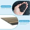 imageArt3d 4Pack GlueOn Herringbone Wainscoting Panel for Interior Wall Decor  104 x 12 Inch Polystyrene Ultralight Slim Slat Wall Panels for Living Room Bedroom MahoganyWalnut