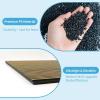 imageArt3d 4Pack GlueOn Herringbone Wainscoting Panel for Interior Wall Decor  104 x 12 Inch Polystyrene Ultralight Slim Slat Wall Panels for Living Room Bedroom MahoganyTeak