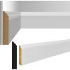 imageArt3d 4Pack Wall Molding Trim 8 ft Each MDF Wainscoting Panels Paintable ampamp WarpResistant Easy Adhesive Installation for Living Room Bedroom ampamp Office Dco Total Length 32 ft White 2White 5