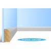 imageArt3d 4Pack Wall Molding Trim 8 ft Each MDF Wainscoting Panels Paintable ampamp WarpResistant Easy Adhesive Installation for Living Room Bedroom ampamp Office Dco Total Length 32 ft White 2White 3