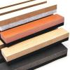 imageArt3d 4Piece Wood Slat Acoustic Panels for Stylish Decor and Noise Reduction 3D Textured Panel for Ceiling and Wall Matte BlackSamples Pack