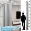 imageArt3d 4pcs107 x 8in Slat Acoustic Panel for Wall and Ceiling 3D Fluted Sound Absorbing Panel with Wood Finish OakSilver