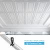 imageArt3d 50Pack HoldDown Clip for Drop Ceiling Tiles 19 x 1 Inch Ceiling Grid Clips for Standard Ceiling Grid SystemBlack50