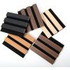 imageArt3d 5Pack Acoustic Wood Slat Wall Panel Sample  59 x 47 Inch Sound Absorbing Panels 5 ColorsMulticolored5 Colors