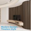 imageArt3d 5Pack Acoustic Wood Slat Wall Panel Sample  59 x 47 Inch Sound Absorbing Panels 5 ColorsWalnut