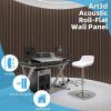 imageArt3d 5Pack Acoustic Wood Slat Wall Panel Sample  59 x 47 Inch Sound Absorbing Panels 5 ColorsWalnut