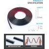 imageArt3d 76M Peel and Stick Trim for Backsplash Tile Edge SelfAdhesive Liner for Corner Decor in WhiteBlack
