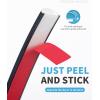 imageArt3d 76M Peel and Stick Trim for Backsplash Tile Edge SelfAdhesive Liner for Corner Decor in WhiteBlack