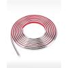 imageArt3d 76M Peel and Stick Trim for Backsplash Tile Edge SelfAdhesive Liner for Corner Decor in WhiteStainless Steel