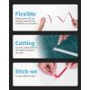 imageArt3d 76M Peel and Stick Trim for Backsplash Tile Edge SelfAdhesive Liner for Corner Decor in WhiteWhite