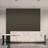 imageArt3d 8Pack 96 x 6in WPC Acoustic Slat Wall Panel for Modern Interior Decor TV Background Living Room Grey OakGrey Oak