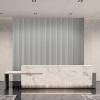 imageArt3d 8Pack 96 x 6in WPC Acoustic Slat Wall Panel for Modern Interior Decor TV Background Living Room Grey OakSlate