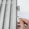 imageArt3d 8Pack 96 x 6in WPC Acoustic Slat Wall Panel for Modern Interior Decor TV Background Living Room Grey OakSlate