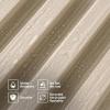 imageArt3d 8Pack 96 x 6in WPC Acoustic Slat Wall Panel for Modern Interior Decor TV Background Living Room Grey OakWhite Ash