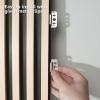 imageArt3d 8Pack WPC Wood Slat Wall Panel for Interior Dcor 3D Wood Fluted Acoustic Wall Paneling for Living Room Bedroom Home ampamp Office Accent Decor  96 x 6 Inch WalnutOak