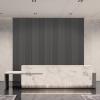 imageArt3d 8Pack WPC Wood Slat Wall Panel for Interior Dcor 3D Wood Fluted Acoustic Wall Paneling for Living Room Bedroom Home ampamp Office Accent Decor  96 x 6 Inch WalnutGray
