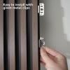 imageArt3d 8Pack WPC Wood Slat Wall Panel for Interior Dcor 3D Wood Fluted Acoustic Wall Paneling for Living Room Bedroom Home ampamp Office Accent Decor  96 x 6 Inch WalnutWalnut