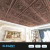 imageArt3d Drop Ceiling Tiles Glue up Ceiling Tiles 2x2 Plastic Sheet in Antique Gold 12Pack 48 SqftAntique Copper