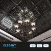 imageArt3d Drop Ceiling Tiles Glue up Ceiling Tiles 2x2 Plastic Sheet in Antique Gold 12Pack 48 SqftBlack