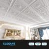 imageArt3d Drop Ceiling Tiles Glue up Ceiling Tiles 2x2 Plastic Sheet in Antique Gold 12Pack 48 SqftWhite