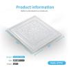 imageArt3d Drop Ceiling Tiles Glue up Ceiling Tiles 2x2 Plastic Sheet in Antique Gold 12Pack 48 SqftWhite