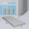 imageArt3d Peel and Stick Headboard for King Full and Queen in Velvet Smoky Gray Pack of 12 Panels Sized 984quot x 2362quot Soundproof Wall Panels 3D Upholstered Wall PanelGray