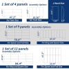 imageArt3d Peel and Stick Headboard for King Full and Queen in Velvet Smoky Gray Pack of 12 Panels Sized 984quot x 2362quot Soundproof Wall Panels 3D Upholstered Wall PanelVelvet Smoky Gray