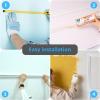 imageArt3d PreCut Wall Molding Kit Set of 6 Pcs 3 Top  3 Bottom Easy GlueOn Installation Wainscoting Panels for Indoor Decoration Living Room Bedroom Off WhiteOff White