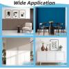 imageArt3d Premade Board and Batten Paintable Wainscoting Kit MDF Accent Wall Panel for Kitchen Bedroom Living Room Home Decor Covers 189 x 54 in Molding Trim Slat with Edge StripLog Color