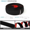 imageArt3d Self Adhesive Vinyl Floor Transition Strip Laminate Floor Strip Floor Flat Divider Strip for Joining Floor Gaps Carpet Threshold Transition Floor Tiles 10 FT 157in WhiteWashedBlack
