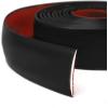 imageArt3d Self Adhesive Vinyl Floor Transition Strip Laminate Floor Strip Floor Flat Divider Strip for Joining Floor Gaps Carpet Threshold Transition Floor Tiles 10 FT 157in WhiteWashedBlack