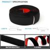 imageArt3d Self Adhesive Vinyl Floor Transition Strip Laminate Floor Strip Floor Flat Divider Strip for Joining Floor Gaps Carpet Threshold Transition Floor Tiles 10 FT 157in WhiteWashedBlack