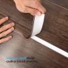 imageArt3d Self Adhesive Vinyl Floor Transition Strip Laminate Floor Strip Floor Flat Divider Strip for Joining Floor Gaps Carpet Threshold Transition Floor Tiles 10 FT 157in WhiteWashedBrown
