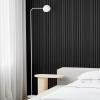 imageArt3d Slat Wall Panels WPC Soundproof 3D Wall Paneling for Interior Wall Decor TV Background 8Pack 96 x 6 in Gray OakBlack